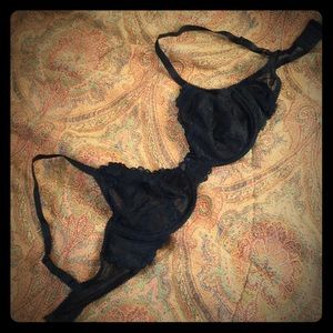 Apt 9 Lace Soft Cup Black Bra
